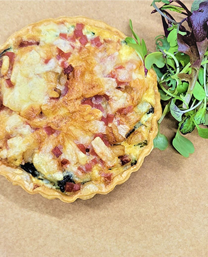 キノコのキッシュ